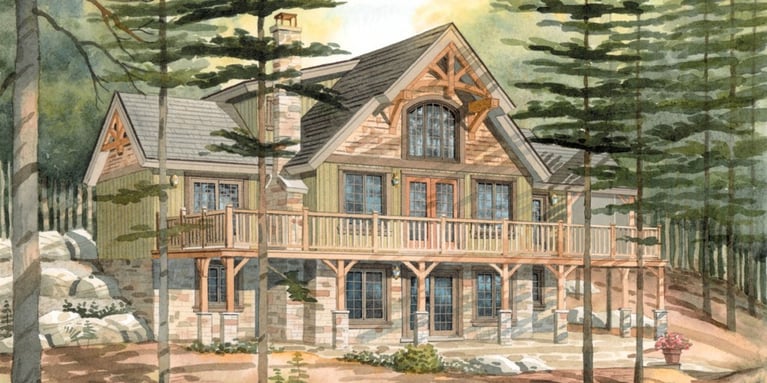 Top 10 Normerica Custom Timber Frame Home Designs: Carleton