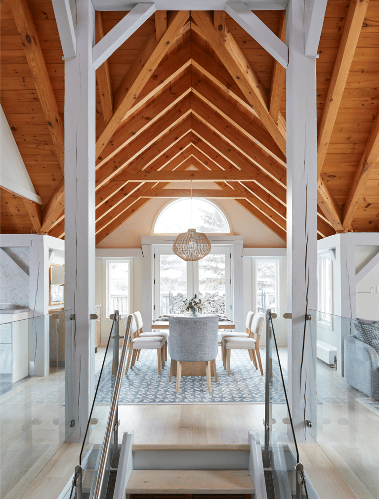 Original Timber Frame Chalet Gets a Design Update from Sarah Richardson