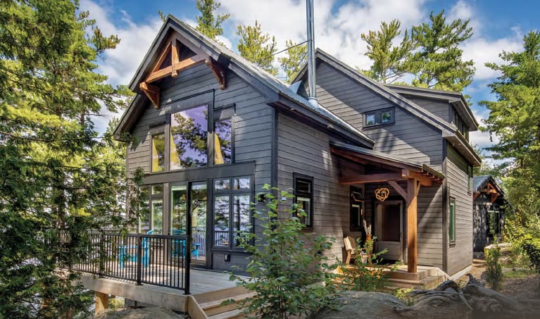 Timber Frame Customized Cottage Plan Inspired by History - Dockside Magazine Spring 2022